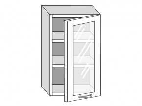 19.50.3 Шкаф настенный (h=913) на 500мм с 1-ой стекл. дверцей в Трёхгорном - tryohgornyj.mebel74.com | фото