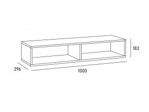 Антресоль MODUL 1000 в Трёхгорном - tryohgornyj.mebel74.com | фото 2