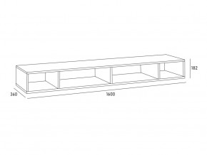 Антресоль MODUL 1600 в Трёхгорном - tryohgornyj.mebel74.com | фото 2