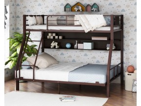Двухъярусная кровать Гранада-1П 140 коричневый в Трёхгорном - tryohgornyj.mebel74.com | фото