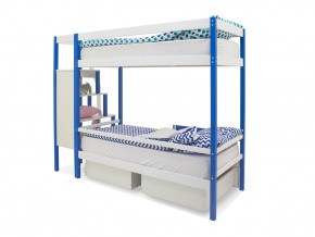 Двухъярусная кровать Svogen с ящиками сине-белый в Трёхгорном - tryohgornyj.mebel74.com | фото 5