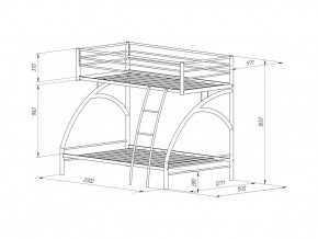 Двухъярусная кровать Виньола-2 Я белый в Трёхгорном - tryohgornyj.mebel74.com | фото 2