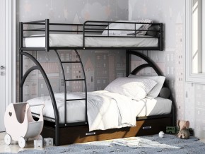 Двухъярусная кровать Виньола-2 Я черный в Трёхгорном - tryohgornyj.mebel74.com | фото