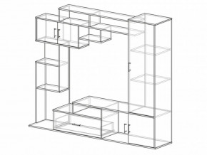 Гостиная Пекин Ясень Шимо в Трёхгорном - tryohgornyj.mebel74.com | фото 2