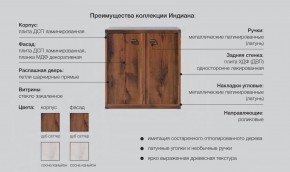 Кабинет Индиана Дуб Саттер в Трёхгорном - tryohgornyj.mebel74.com | фото 2