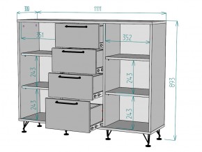 Комод Лофт K93 в Трёхгорном - tryohgornyj.mebel74.com | фото 3