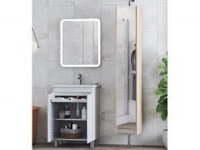 Комплект мебели в ванную Grani 600 белый напольный с дверцами в Трёхгорном - tryohgornyj.mebel74.com | фото 4