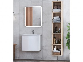 Комплект мебели в ванную Grani 600 белый подвесной в Трёхгорном - tryohgornyj.mebel74.com | фото 1
