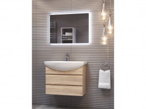Комплект мебели в ванную Wing 600-0-2 подвесной сонома в Трёхгорном - tryohgornyj.mebel74.com | фото