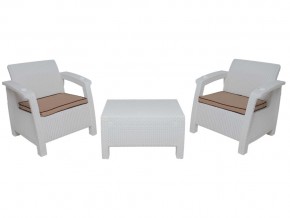 Комплект на балкон Yalta Balcony Set белый в Трёхгорном - tryohgornyj.mebel74.com | фото