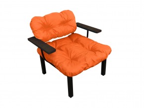Кресло Дачное оранжевая подушка в Трёхгорном - tryohgornyj.mebel74.com | фото