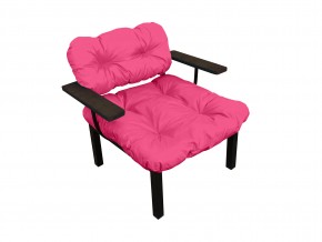 Кресло Дачное розовая подушка в Трёхгорном - tryohgornyj.mebel74.com | фото