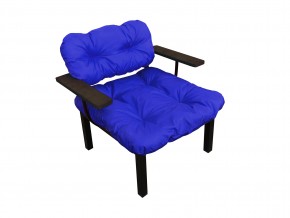 Кресло Дачное синяя подушка в Трёхгорном - tryohgornyj.mebel74.com | фото