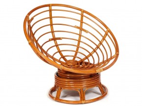 Кресло-качалка Papasan w 23/01 B с подушкой Cognac, экошерсть Коричневый в Трёхгорном - tryohgornyj.mebel74.com | фото 4