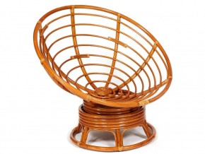 Кресло-качалка Papasan w 23/01 B с подушкой Cognac, флок Олива в Трёхгорном - tryohgornyj.mebel74.com | фото 4