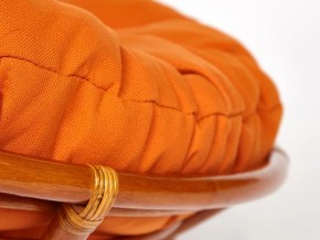 Кресло-качалка Papasan w 23/01 B с подушкой Cognac, ткань Оранжевый в Трёхгорном - tryohgornyj.mebel74.com | фото 3