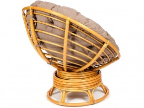 Кресло-качалка Papasan w 23/01 B с подушкой Honey, экошерсть Коричневый в Трёхгорном - tryohgornyj.mebel74.com | фото 2