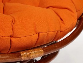 Кресло-качалка Papasan w 23/01 B с подушкой Pecan, ткань Оранжевый в Трёхгорном - tryohgornyj.mebel74.com | фото 3