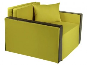 Кресло-кровать Милена с подлокотниками рогожка apple в Трёхгорном - tryohgornyj.mebel74.com | фото