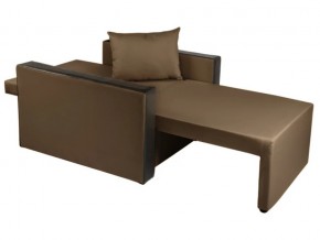 Кресло-кровать Милена с подлокотниками рогожка brown в Трёхгорном - tryohgornyj.mebel74.com | фото 2
