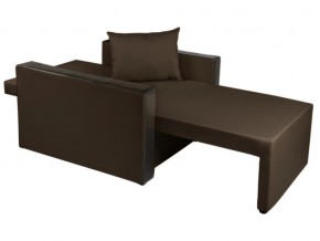 Кресло-кровать Милена с подлокотниками рогожка chocolate в Трёхгорном - tryohgornyj.mebel74.com | фото 2