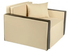 Кресло-кровать Милена с подлокотниками рогожка cream в Трёхгорном - tryohgornyj.mebel74.com | фото