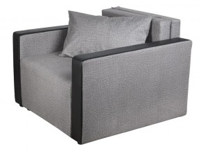 Кресло-кровать Милена с подлокотниками велюр серый в Трёхгорном - tryohgornyj.mebel74.com | фото 1