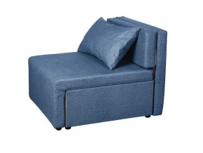 Кресло-кровать Милена велюр синий в Трёхгорном - tryohgornyj.mebel74.com | фото