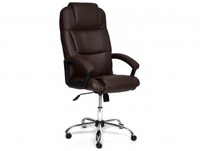 Кресло офисное Bergamo хром коричневый в Трёхгорном - tryohgornyj.mebel74.com | фото 1