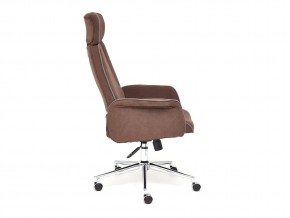 Кресло офисное Charm флок коричневый в Трёхгорном - tryohgornyj.mebel74.com | фото 5