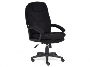 Кресло офисное Comfort lt флок черный в Трёхгорном - tryohgornyj.mebel74.com | фото
