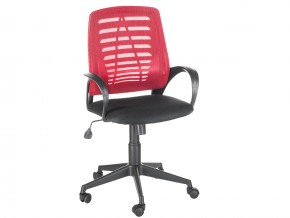 Кресло оператора Ирис стандарт черный/красный в Трёхгорном - tryohgornyj.mebel74.com | фото 1