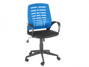 Кресло оператора Ирис стандарт черный/синий в Трёхгорном - tryohgornyj.mebel74.com | фото 1