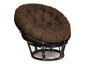 Кресло Papasan 23/01 W с подушкой Antique brown, ткань Коричневый в Трёхгорном - tryohgornyj.mebel74.com | фото