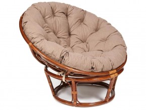 Кресло Papasan 23/01 W с подушкой Pecan, экошерсть Коричневый в Трёхгорном - tryohgornyj.mebel74.com | фото