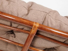 Кресло Papasan 23/01 W с подушкой Pecan, экошерсть Коричневый в Трёхгорном - tryohgornyj.mebel74.com | фото 3