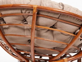 Кресло Papasan 23/01 W с подушкой Pecan, экошерсть Коричневый в Трёхгорном - tryohgornyj.mebel74.com | фото 4