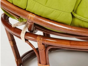 Кресло Papasan 23/01 W с подушкой Pecan, флок Олива в Трёхгорном - tryohgornyj.mebel74.com | фото 2