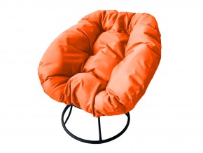 Кресло Пончик без ротанга оранжевая подушка в Трёхгорном - tryohgornyj.mebel74.com | фото