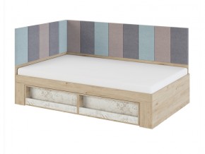 Кровать 1,2 с мягкими элементами 1,2 и 2,0 Алиса мод.2.3 в Трёхгорном - tryohgornyj.mebel74.com | фото