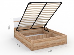 Кровать 160 с подъемным механизмом в Трёхгорном - tryohgornyj.mebel74.com | фото