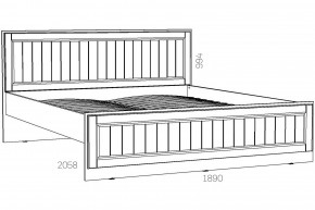 Кровать 1800 Оливия НМ 040.34-03 Х в Трёхгорном - tryohgornyj.mebel74.com | фото 2