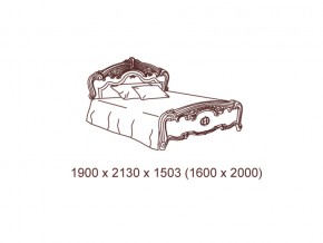 Кровать 2-х спальная 1600*2000 с основанием в Трёхгорном - tryohgornyj.mebel74.com | фото