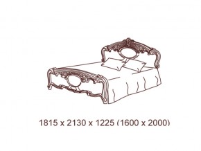 Кровать 2-х спальная 1600*2000 с основанием в Трёхгорном - tryohgornyj.mebel74.com | фото