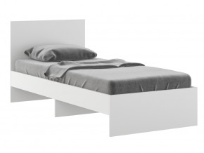 Кровать 900 Осло модуль М11 с настилом Лайт Белый в Трёхгорном - tryohgornyj.mebel74.com | фото