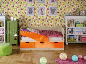 Кровать Бабочки 1800 Оранжевый металлик в Трёхгорном - tryohgornyj.mebel74.com | фото 1