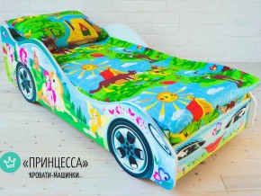 Кровать детская машинка Принцесса в Трёхгорном - tryohgornyj.mebel74.com | фото