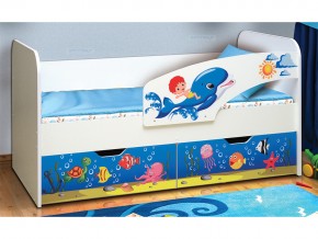 Кровать детская с фотопечатью Дельфин 800*1600 в Трёхгорном - tryohgornyj.mebel74.com | фото 1