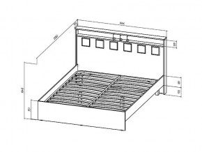 Кровать Коста-Рика 1600 в Трёхгорном - tryohgornyj.mebel74.com | фото 2