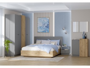 Кровать Квадро арт.031-М1 1400 Графит в Трёхгорном - tryohgornyj.mebel74.com | фото 2